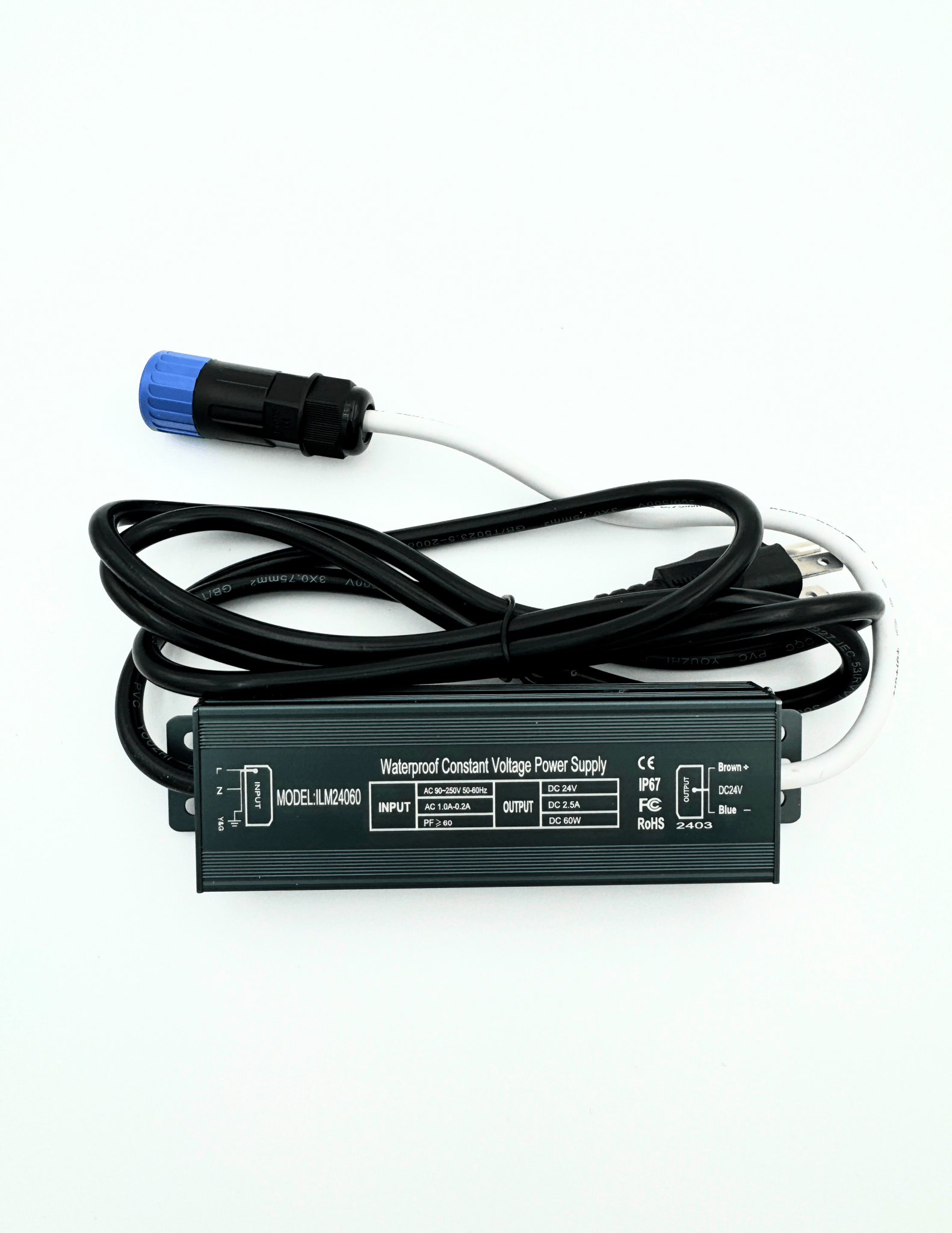 24V 60W LED Driver (for DM models) - Hydroglow Marine Lights