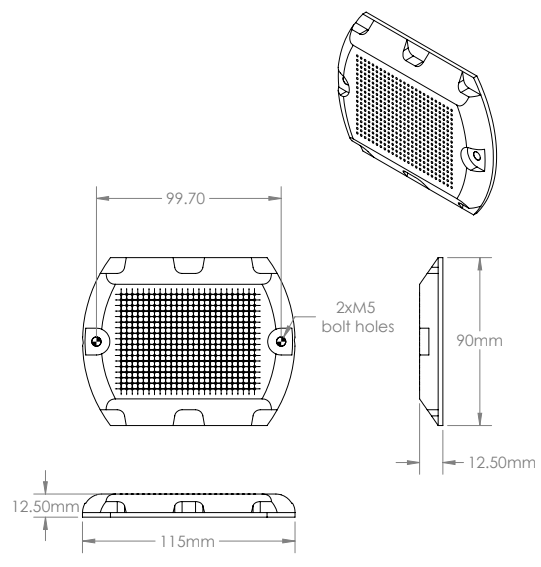 Solar Pathway Warm White Light - S1WW - Hydroglow Marine Lights