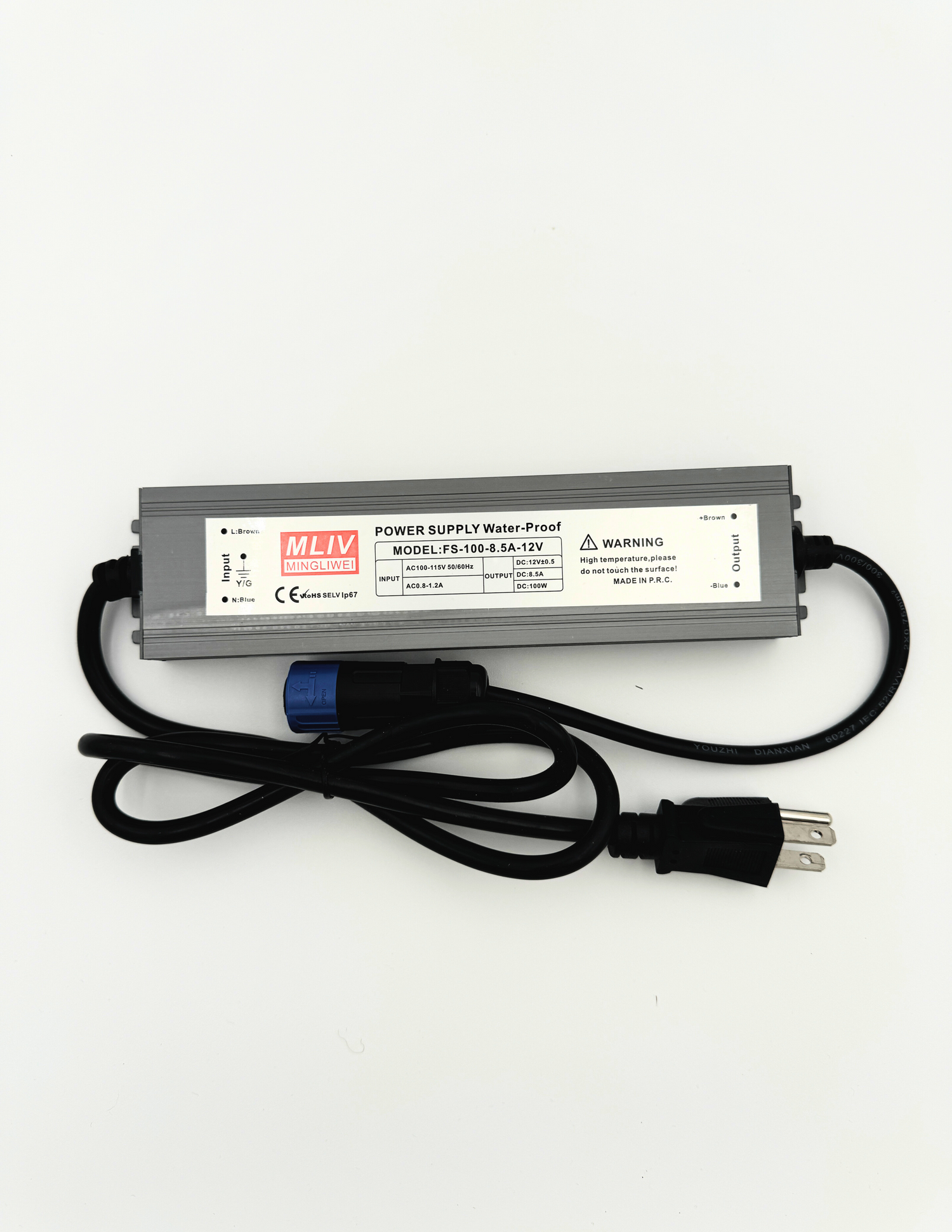 12V 100W LED Driver (for HG models)