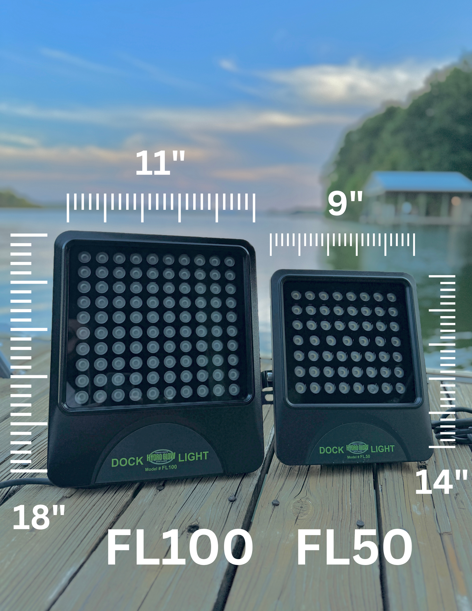 Flood Light-100W White- FL100W